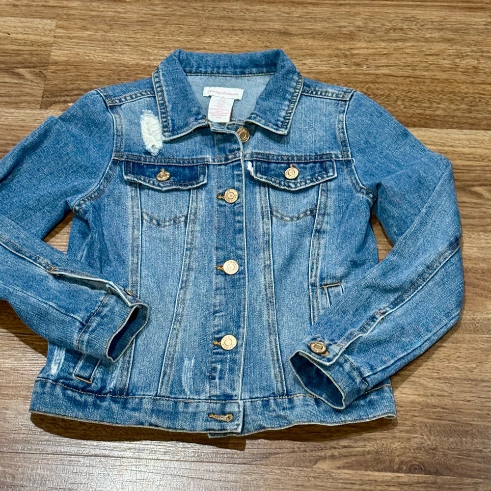 Tommy Bahama Kids Light Blue Jean Jacket